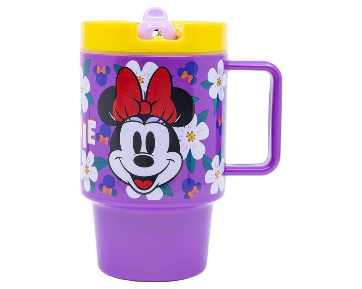Storline Trinkflasche Disney Minnie Mouse Kunststoffbecher 530 ml mit Schraubdeckel Bild 2