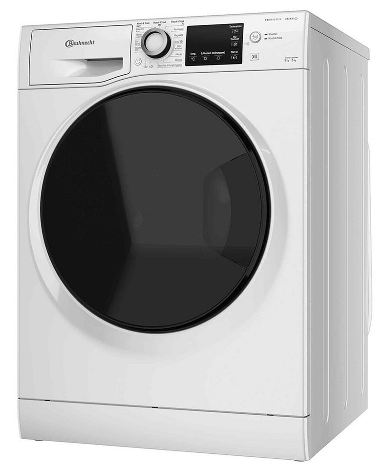 BAUKNECHT Waschtrockner WD 96RC DA, 9 kg, 6 kg, 1400 U/min, Automatischer Schutz vor Wasserschäden – Mehrfachwasserschutz+ Bild 4