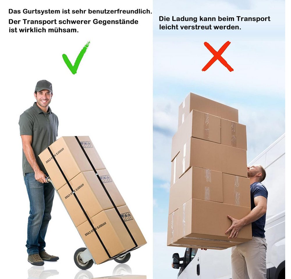 AFKSMILE Spanngurt 4 Stück Spanngurte 2m x 20mm, Verstellbare Zurrgurte mit Klemmschloss Befestigungsgurt Gepäckträger, für Transport, Fracht, Gepäck, Camping Bild 2