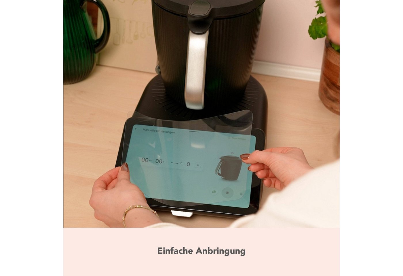 Wundermix Küchenmaschinen Zubehör-Set WunderScreen® Spar-Set: Displayschutz und TouchPen für TM7, Zubehör für TM7, langlebiger Displayschutz für Thermomix TM7 Bild 2