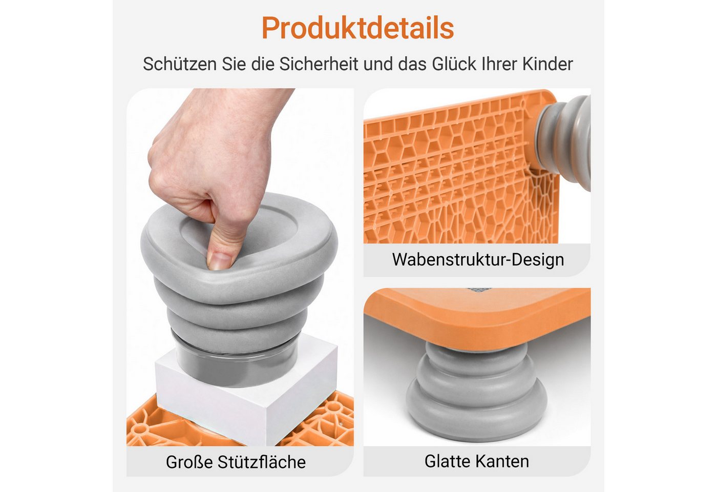 Youyijia Kindertrampolin Trampolin für Kinder – Mini Trampolin mit Rutschfester Oberfläche
