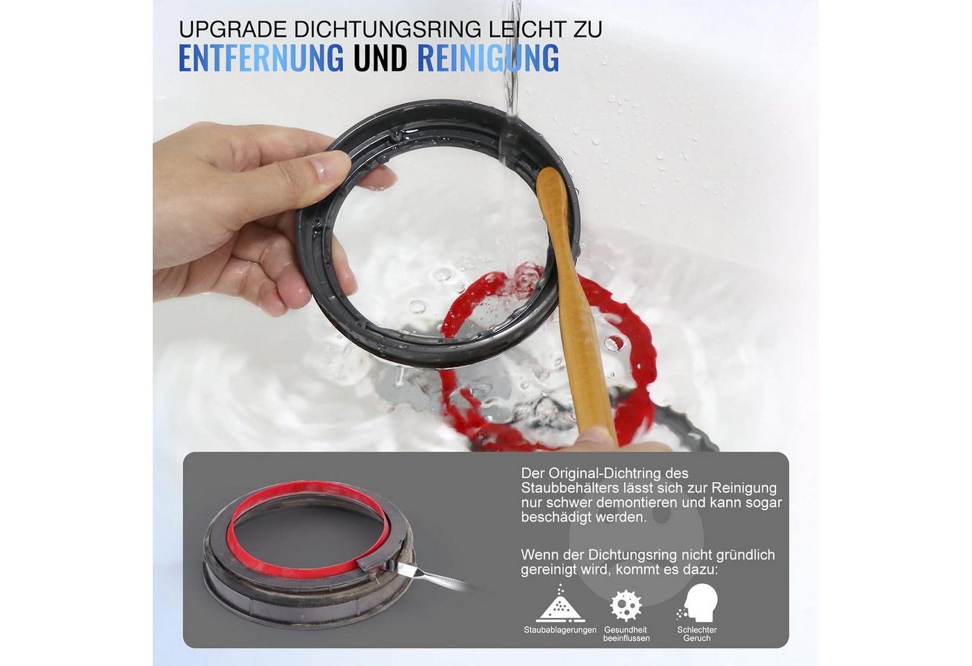 FELIXLEO HEPA-Filter Staubbehälter Dyson V11 V15 mit HEPA Filter 970050 965443 Bild 5