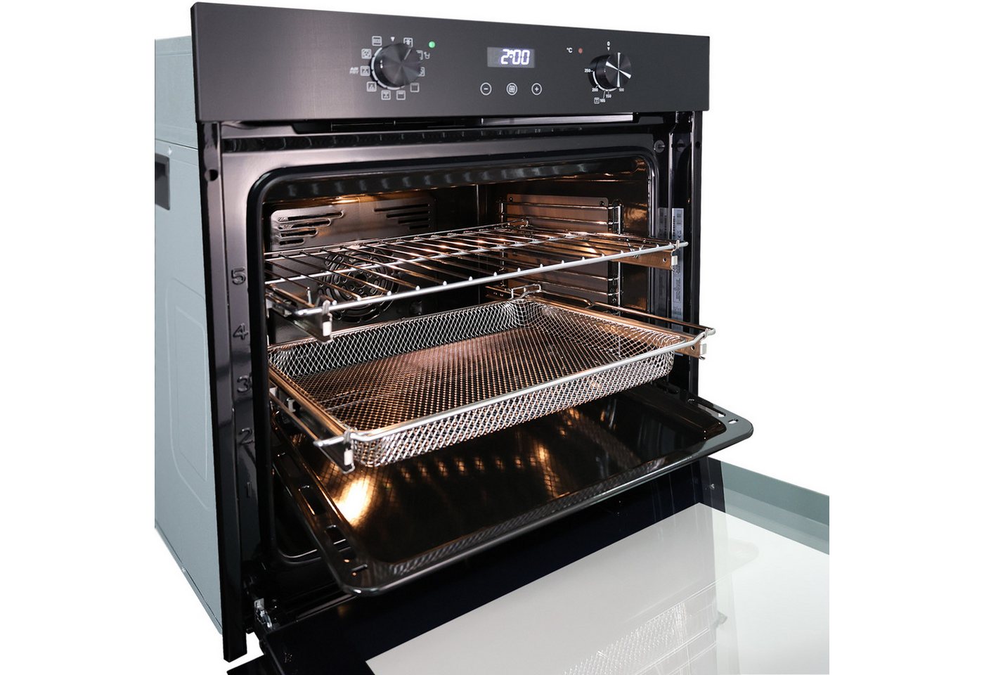 KKT KOLBE Einbaubackofen Backofen Elektroherd BO7010FB, Katalyse, DampfClean, 60cm / Einbauherd / Teleskopauszüge / Heißluft / AirFry / Katalyse Bild 5