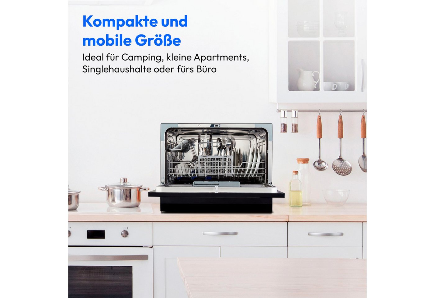 Medion® Tischgeschirrspüler MD37496, 6 Maßgedecke