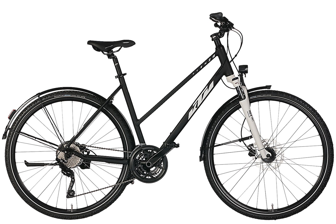 KTM Crossrad KTM Avenza Cross Street Damen schwarz(weiß/berry) 2025, 30 Gang Shimano Deore T6000-10 SGS shadow, Kettenschaltung Bild 3