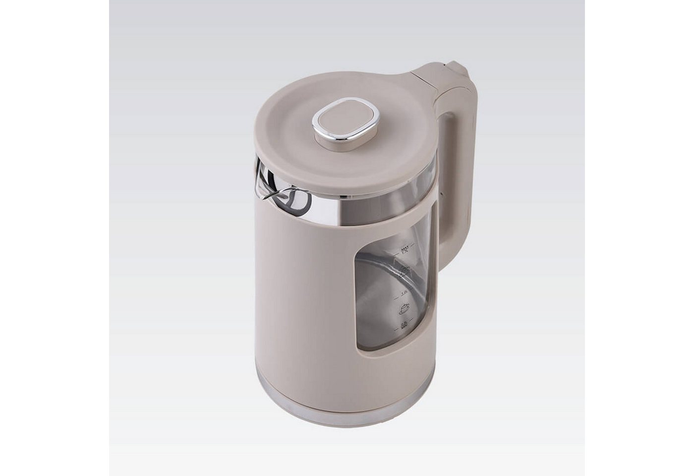 Feel Maestro Wasserkocher Elektrischer Glas-Wasserkocher mit LED-Anzeige 1,7L, 1,7 l, 2200 W, Wasserstandsanzeige, LED-Beleuchtung, drehbarer Sockel Bild 3