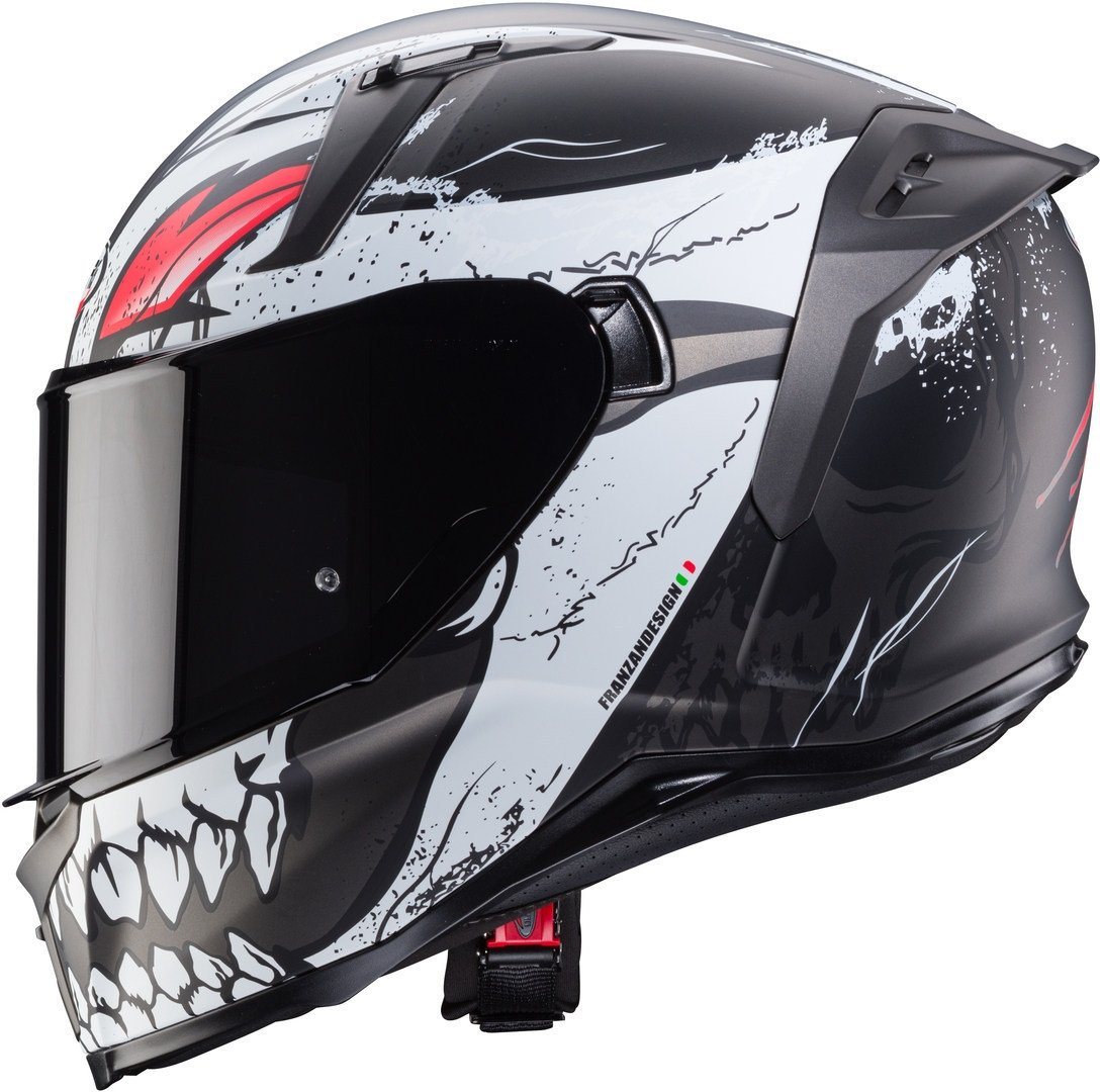 Caberg Motorradhelm Avalon X Punk Helm, Vorbereitet Für Kommunikationssystem,integriertes Sonnenvisier Bild 3