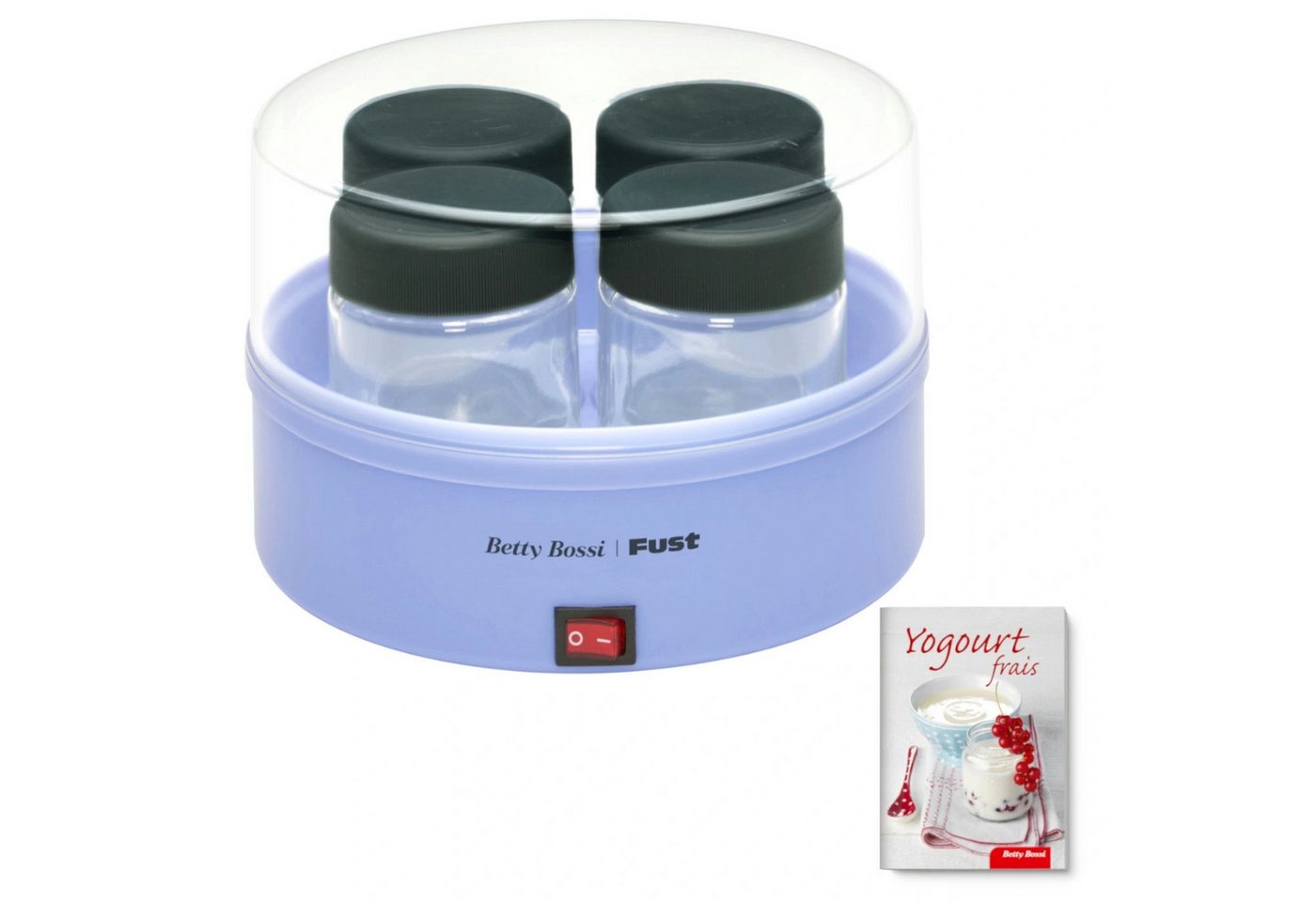 Betty Bossi Joghurtbereiter Mini-Jogurtino 4 Portionen mit Gläser + Deckel Bild 4