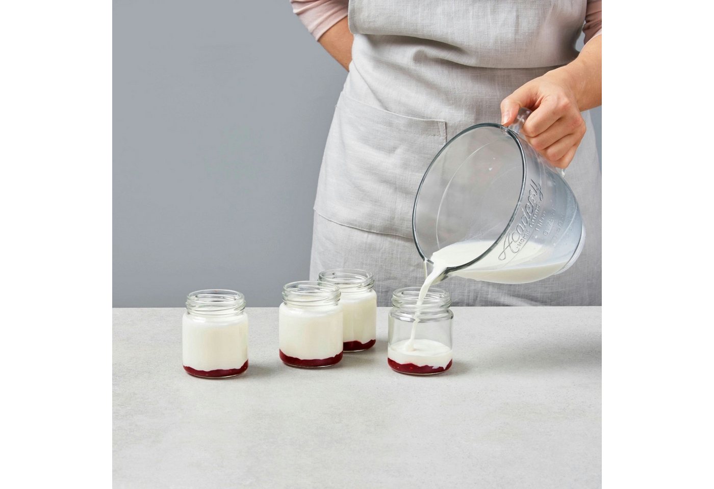 Betty Bossi Joghurtbereiter Mini-Jogurtino 4 Portionen mit Gläser + Deckel Bild 5