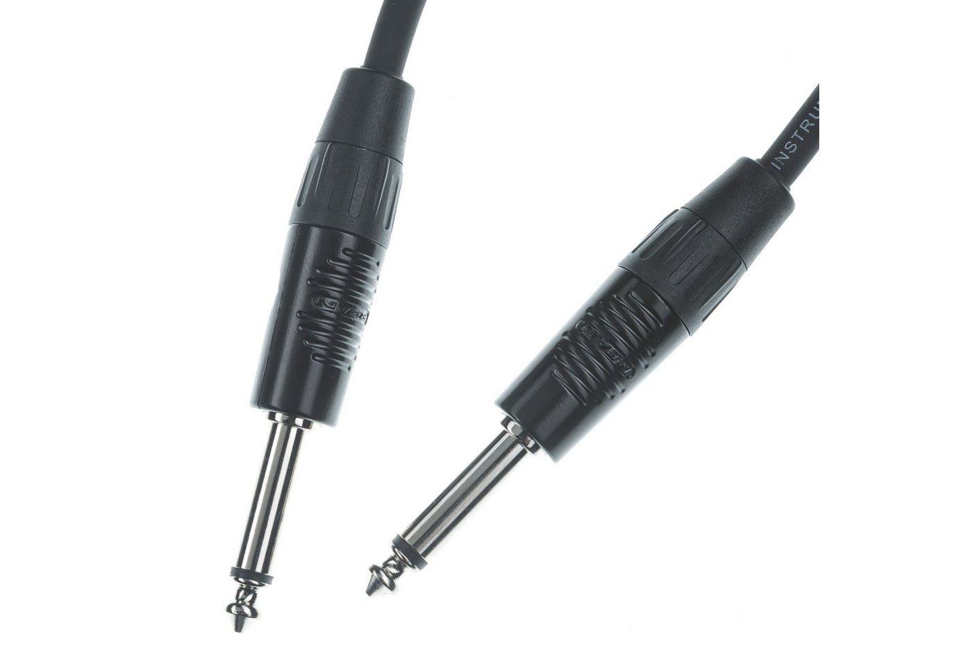 FAME Instrumentenkabel, Instrumentenkabel, 6,3mm Monoklinken, Wendelschirm Bild 2