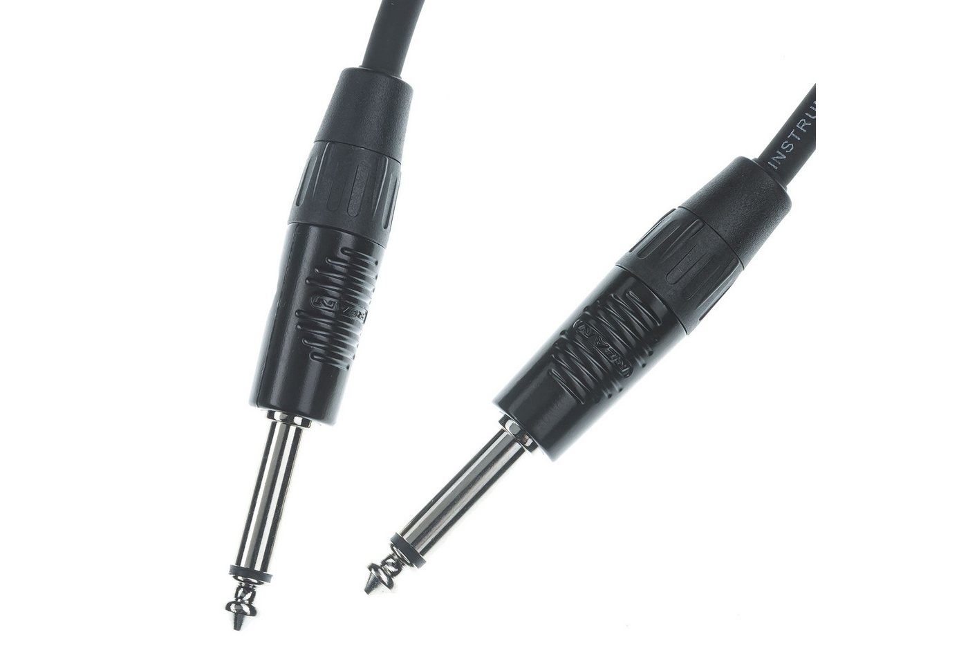 FAME Instrumentenkabel, Instrumentenkabel, 6,3mm Monoklinken, Wendelschirm Bild 3