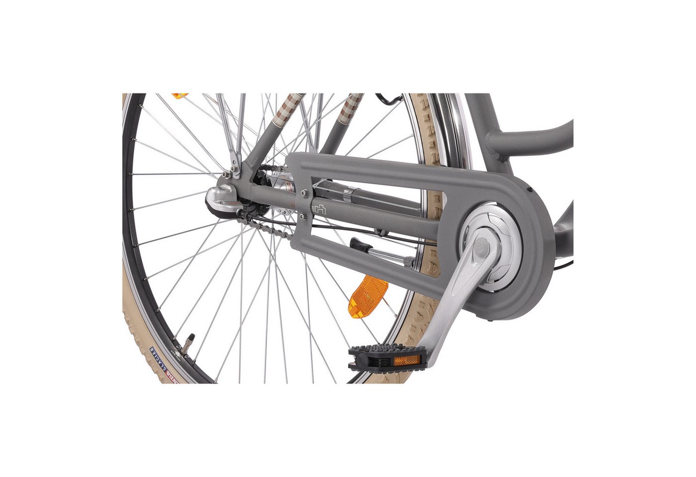 Airtracks Cityrad VINTAGE CB 3, 3 Gang Shimano NEXUS Schaltwerk, Nabenschaltung, (Shimano Nexus 3), Grau - Rahmenhöhen 45cm, 50cm und 55cm - Modell 2026 Bild 4