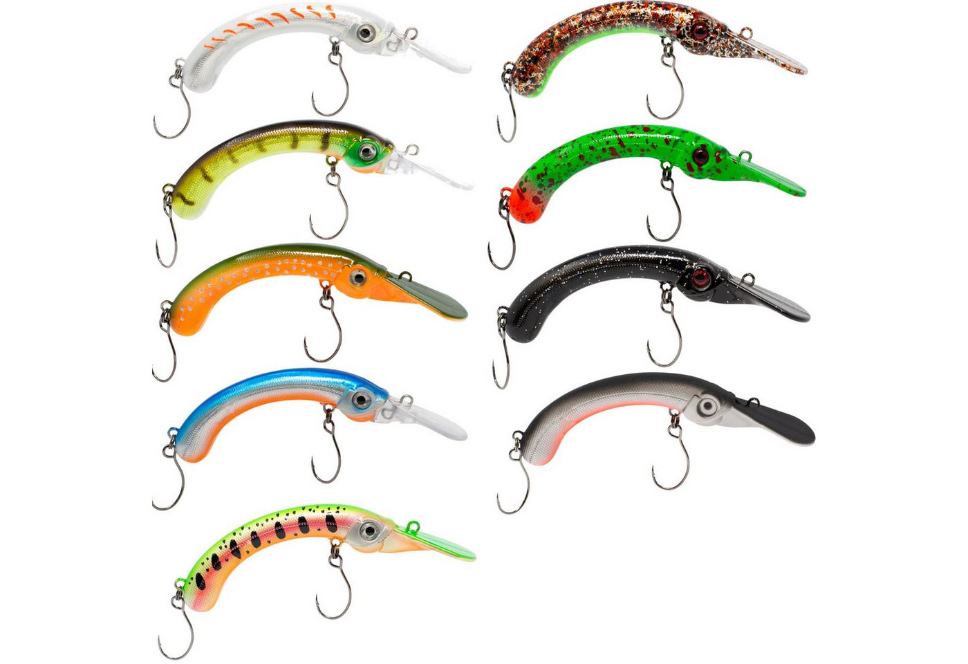 Fishing Tackle Max Kunstköder FTM Wobbler Bananix 70mm 3,3g -
