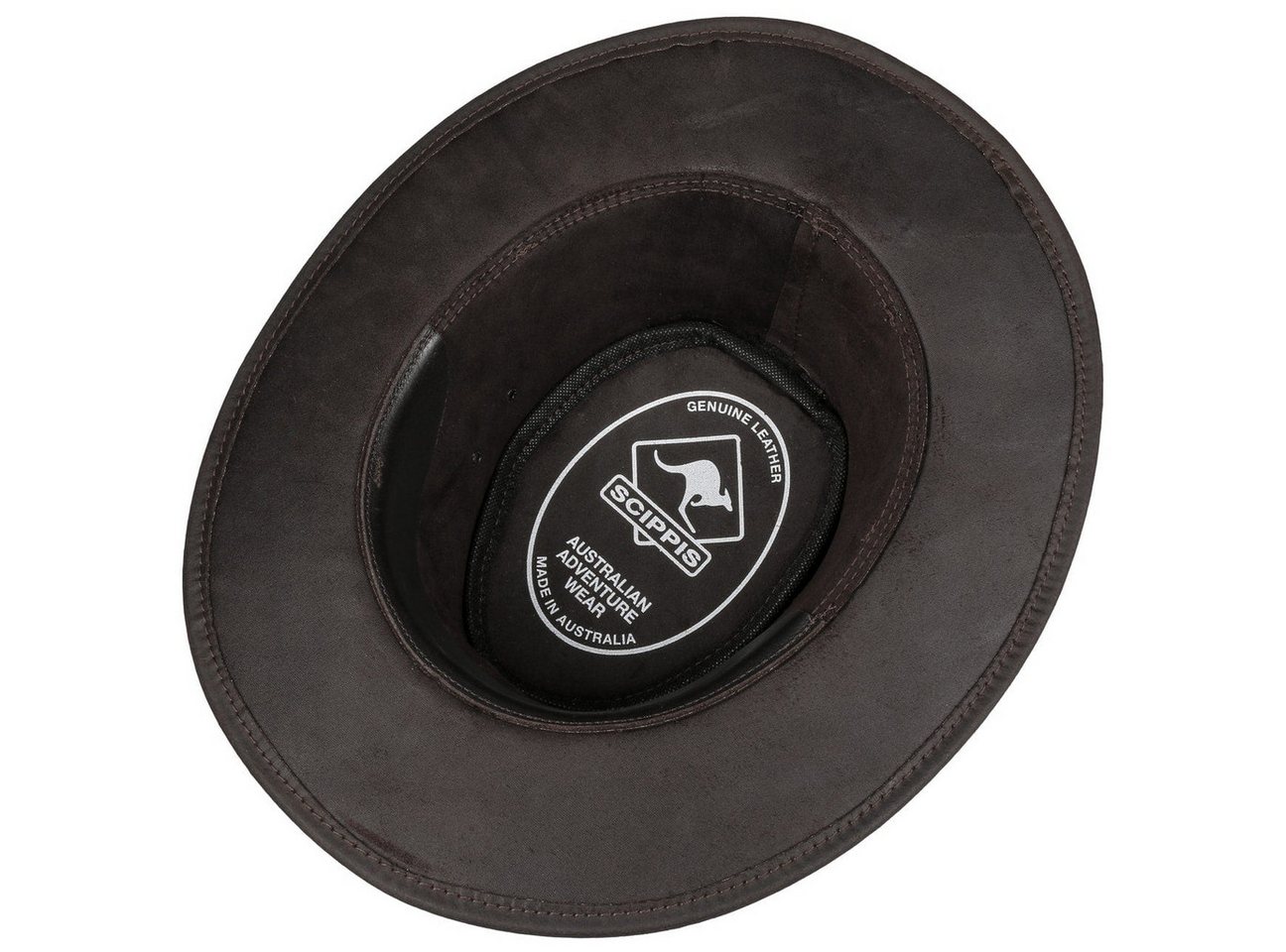 Scippis Outdoorhut (1-St) Outdoorhut mit Lederband, Made in Australia