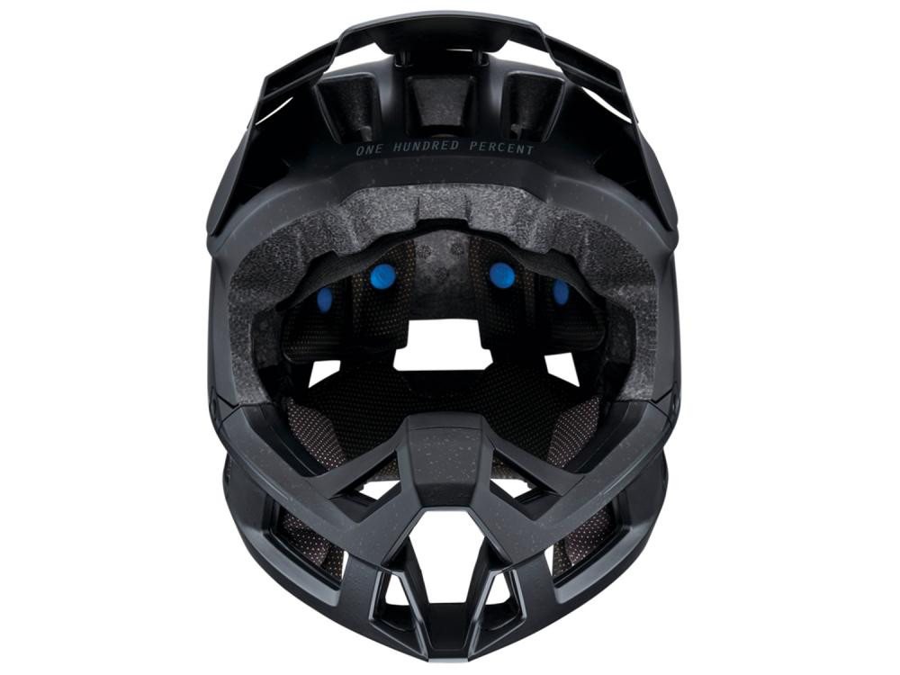 100% Fahrradhelm 100% Trajecta helmet w/Fidlock M black - leichter Fullface-Helm mit To Bild 2