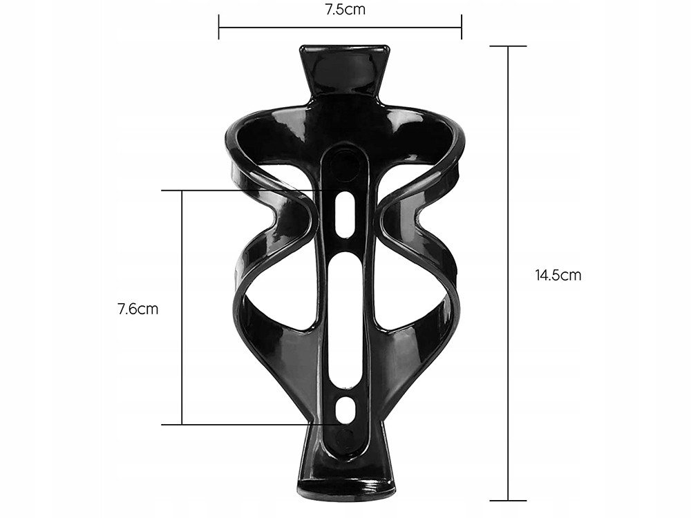 VERK GROUP Fahrrad-Flaschenhalter 2er Fahrrad Flaschenhalter Dehnbar Schwarz Universal Getränkehalter, (Packung, 2-St., Set), Dehnbare Konstruktion, 2er-Set Bild 4