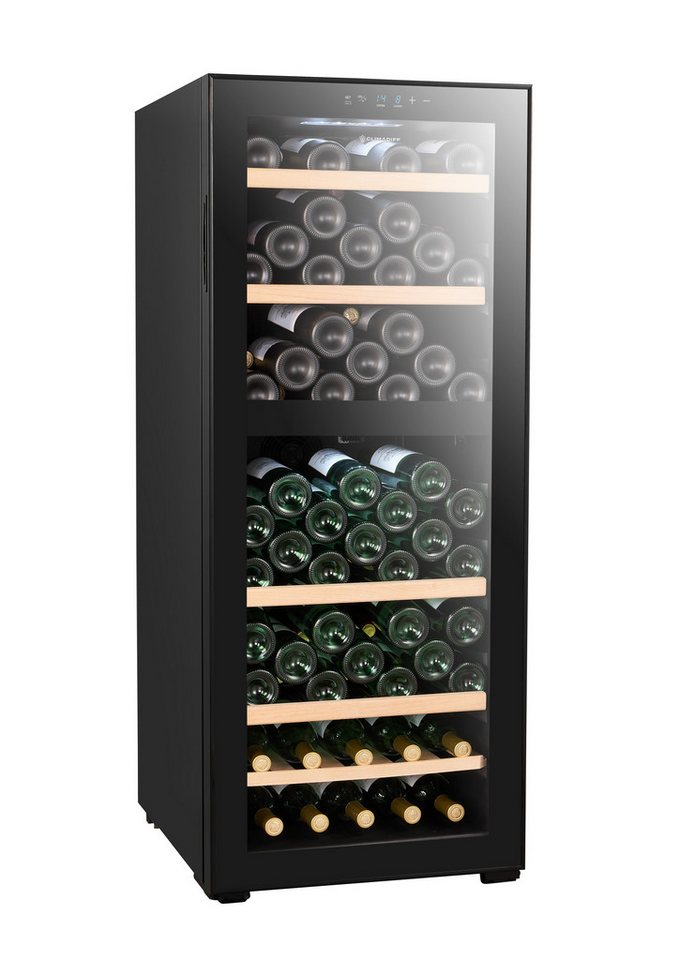 CLIMADIFF Weintemperierschrank CEPAGE108DZ, für 108 Standardflaschen á 0,75l,2 Temperaturzonen, LED-Beleuchtung Bild 4