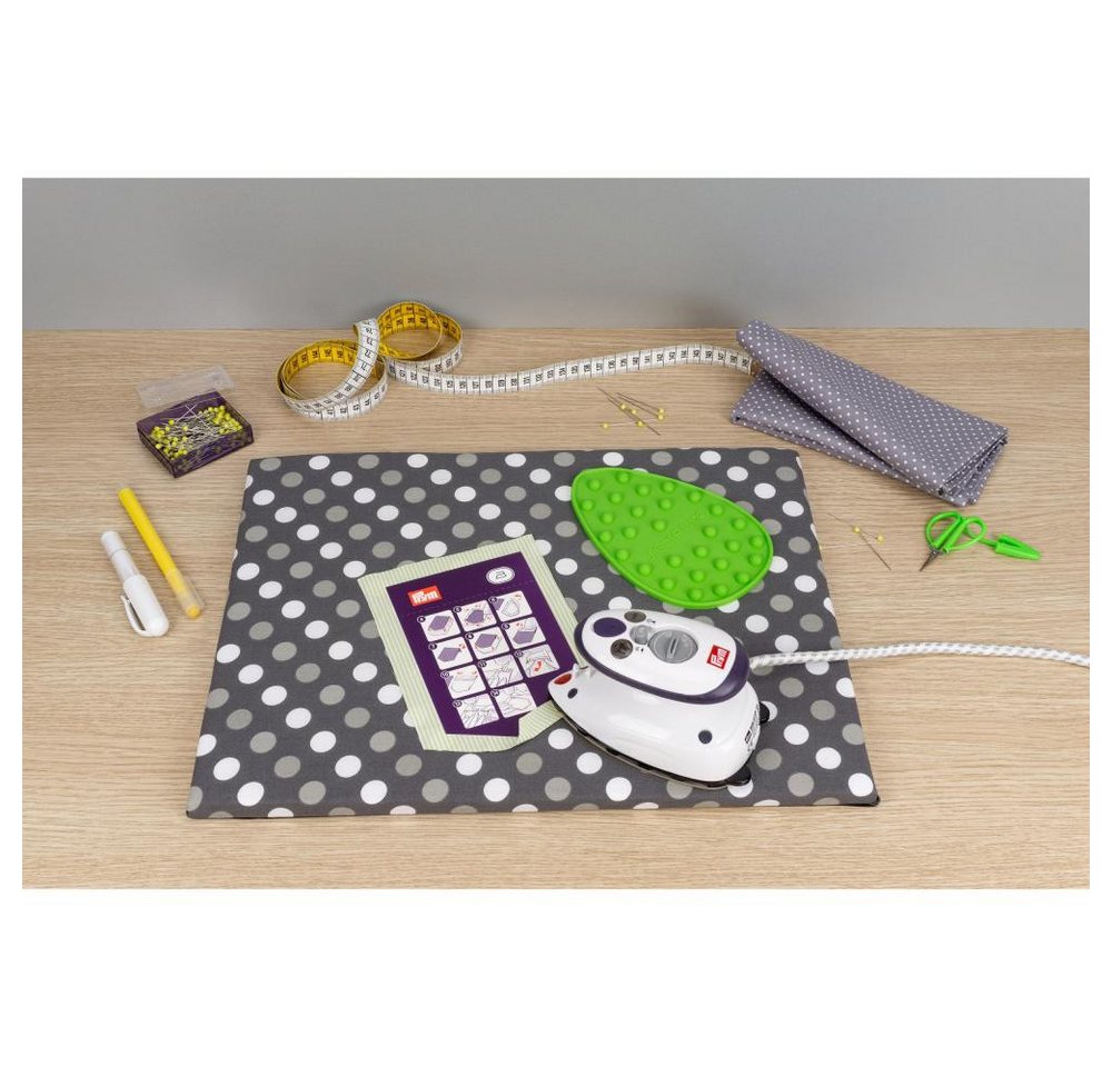 Semplix Dampfbügeleisen - Set mit Prym Mini-Bügeleisen + Bügelunterlage + Ablage, 375 W Bild 5
