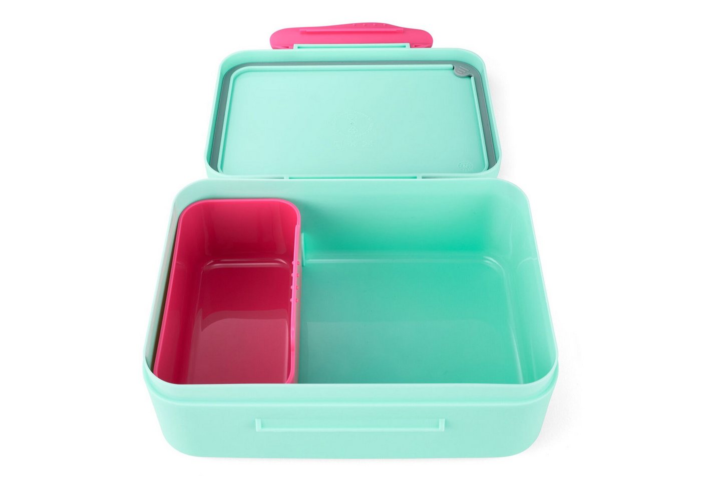 ergobag Trinkflasche Kunststoff Brotdose Blümchen, Brotbox, Lunchbox, Pausenbox, Snackbox Bild 3