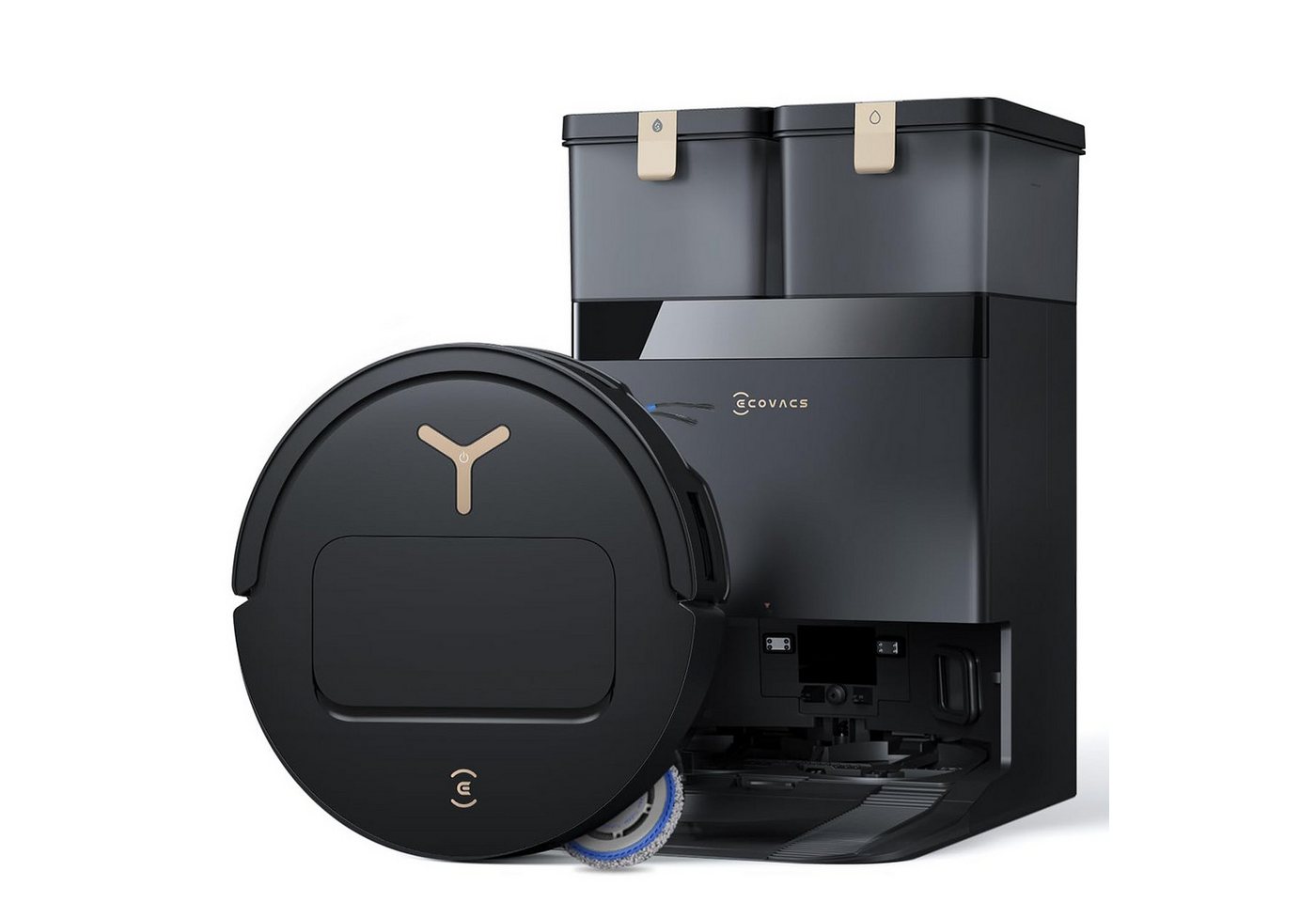 ECOVACS Saugroboter DEEBOT T50 PRO OMNI Gen3, 75 W, mit Beutel, Reinigung des Mopps bei 75°C, Heißlufttrocknung, 81 mm, AIVI 3D 3.0 Bild 3