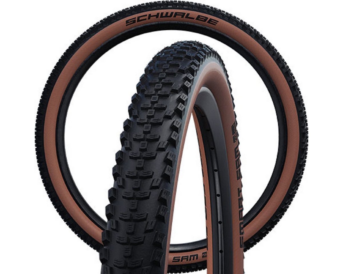 maxxi4you Fahrradreifen 2 x Schwalbe Smart Sam Fahrradreifen Performance Bronze inkl. RH