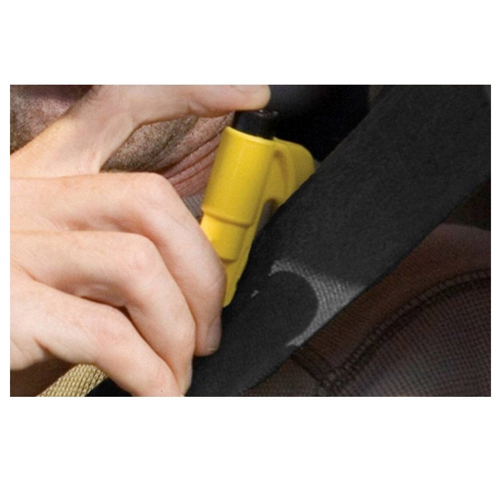 resqme Warndreieck resqme 310332 Sicherheitswerkzeug Gurtschneider, Glasbrecher (L x B