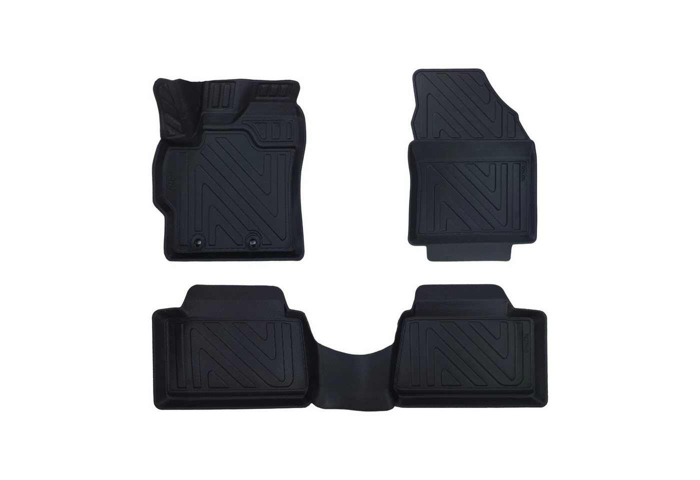 fussmattenprofi.com Auto-Fußmatte 3D Auto Fussmatten für Toyota Yaris /Hybrid (4.Gen) 2020-2026 (1 St), für Toyota Toyota Yaris Bild 4