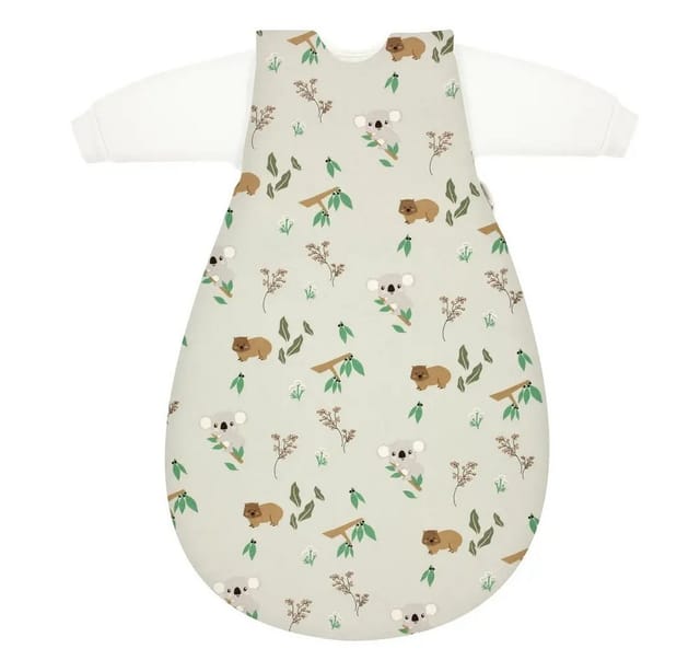 Alvi® Babyschlafsack ALVI Baby-Mäxchen 3tlg. Organic Cotton Koalas World, 80/86