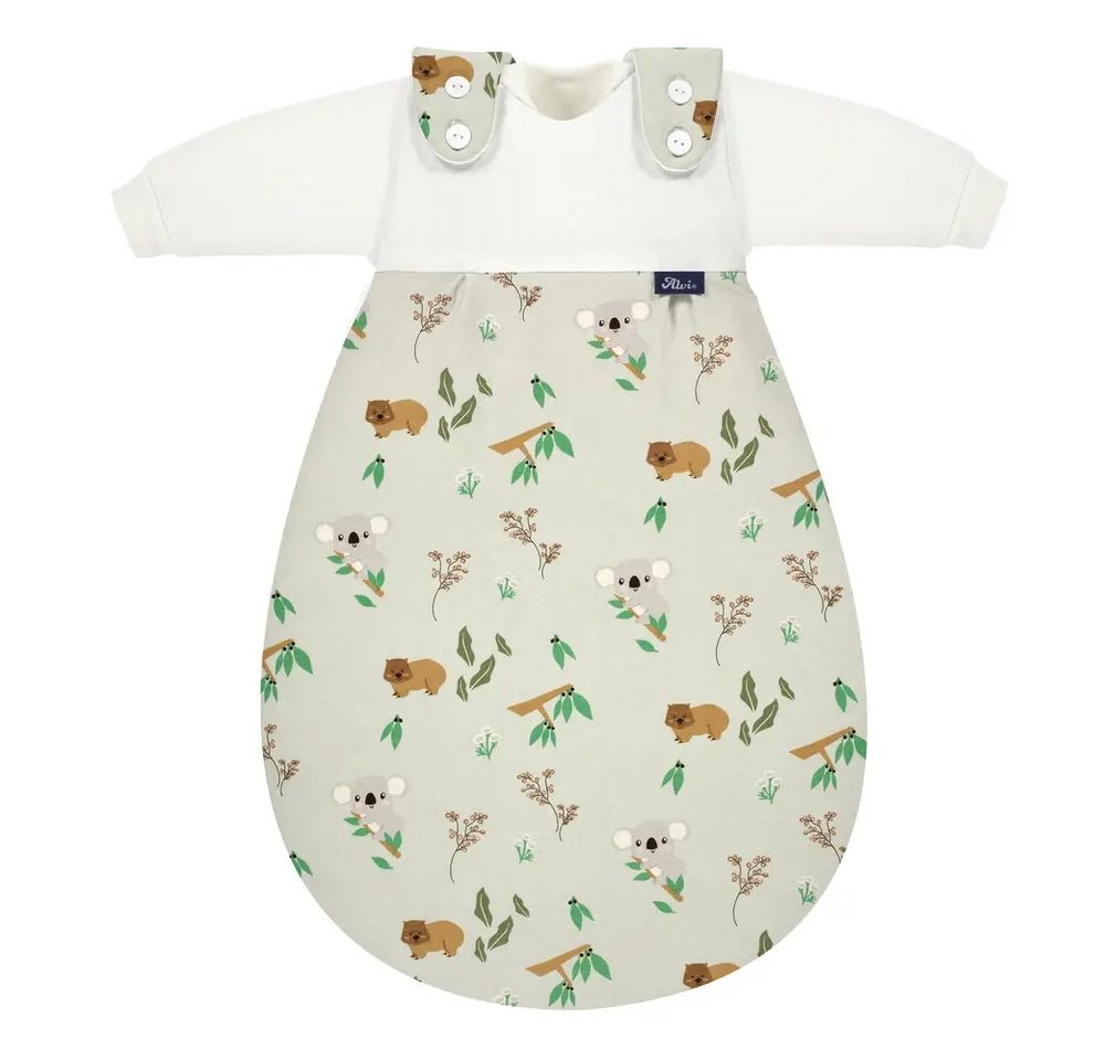 Alvi® Babyschlafsack ALVI Baby-Mäxchen 3tlg. Organic Cotton Koalas World, 80/86 Bild 2