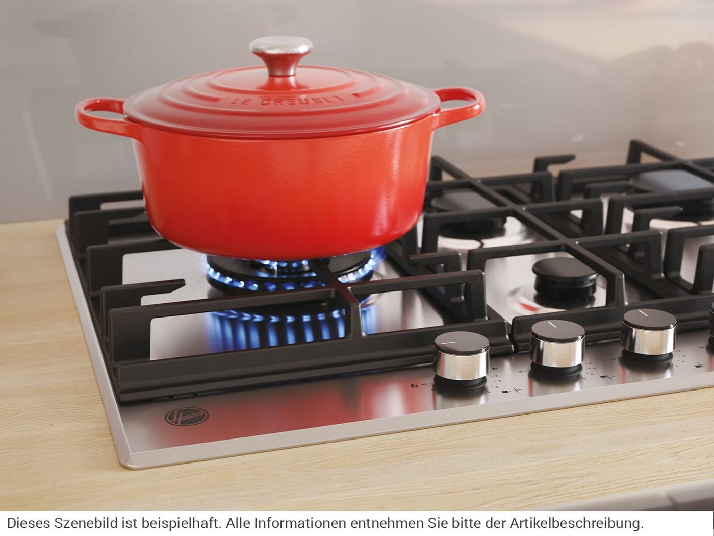 Hoover Gas-Kochfeld HHG7WL5WC5XNL, autark Bild 4