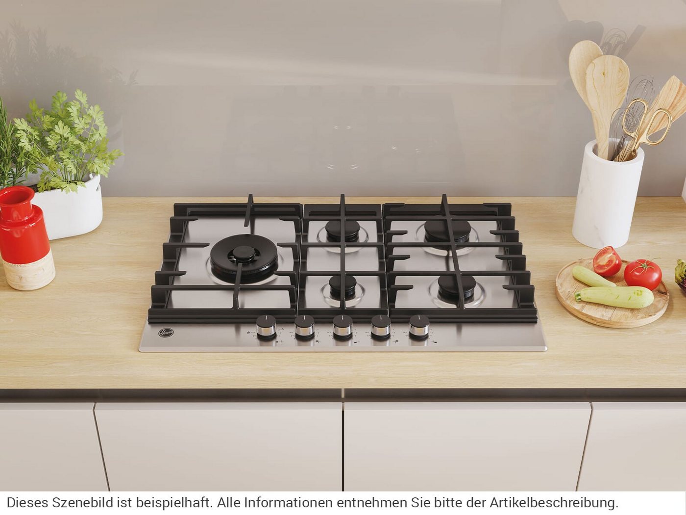 Hoover Gas-Kochfeld HHG7WL5WC5XNL, autark Bild 5