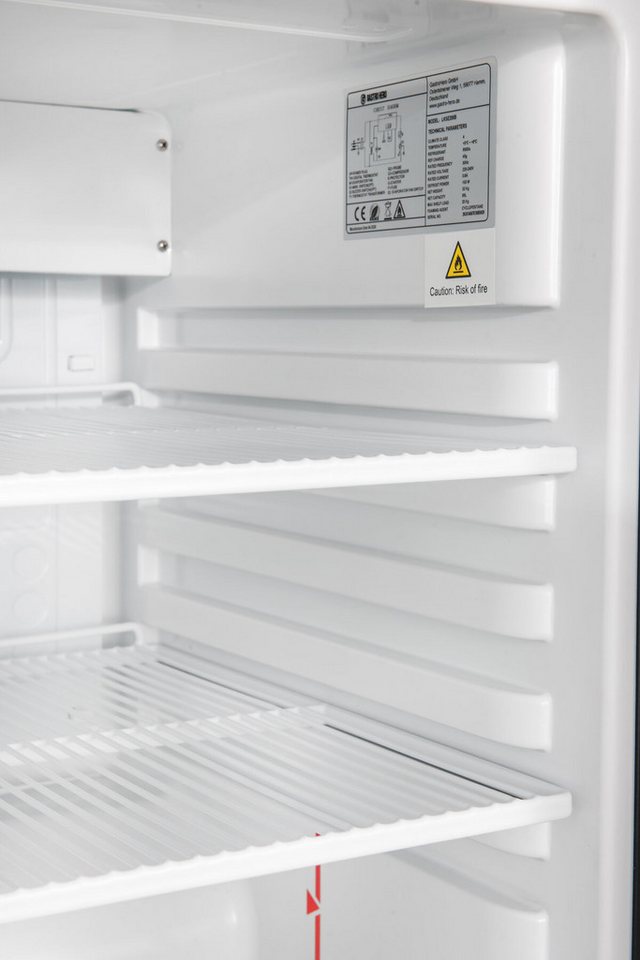 GastroHero Vollraumkühlschrank Lagerkühlschrank ECO 200 Schwarz 129 Liter Umluftkühlung LKSE200B, 83.5 cm hoch, 60 cm breit, platzsparende Kühllösung für Bars, Cafés und Profiküchen Bild 5