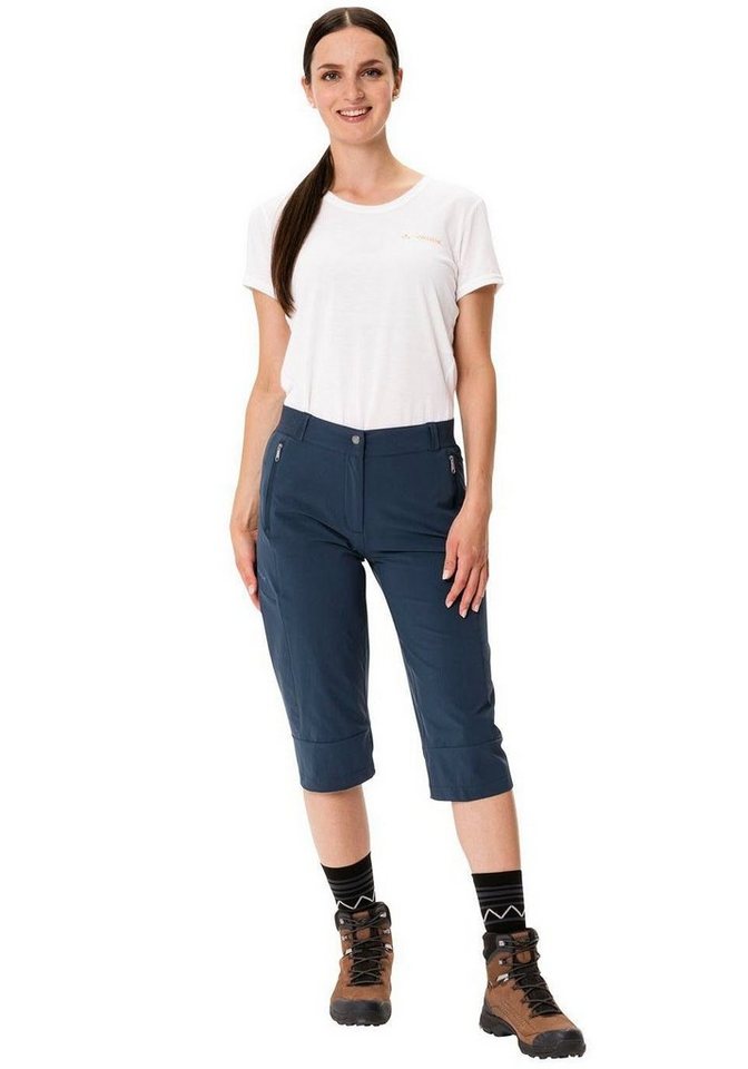 VAUDE Caprihose FARLEY STRETCH CAPRI III kurze Hose, elastische Kunstfaser