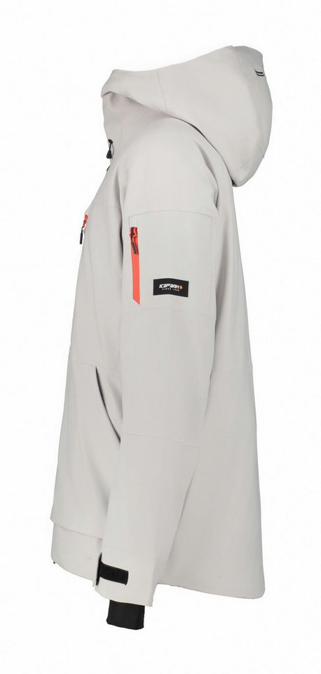 Icepeak Skijacke H SKIJACKE CALE über Helm tragbare Kapuze, wind- und wasserdicht, atmungsaktiv