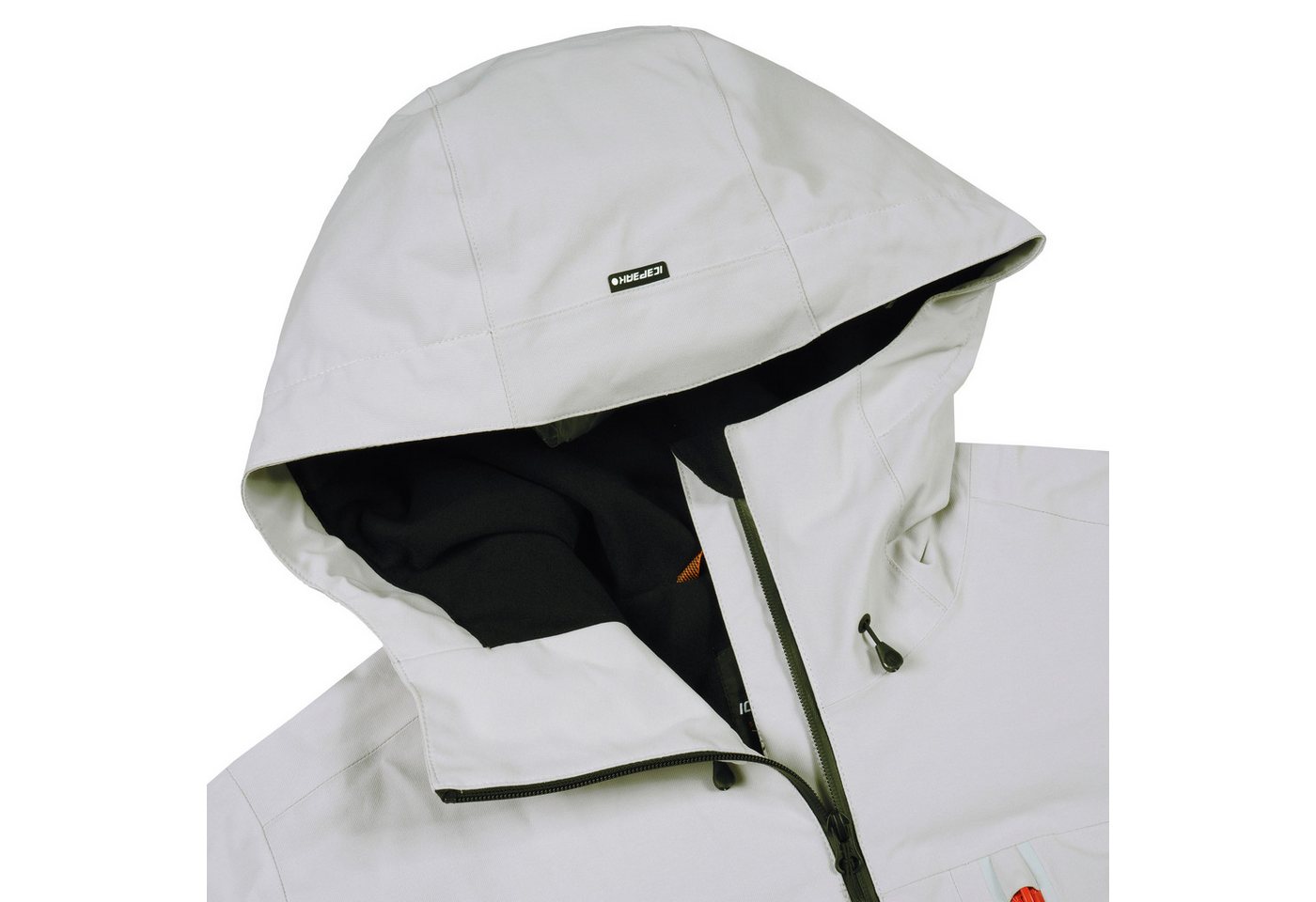Icepeak Skijacke H SKIJACKE CALE über Helm tragbare Kapuze, wind- und wasserdicht, atmungsaktiv Bild 4