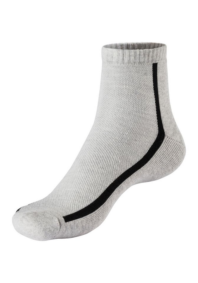 Bench. Tennissocken Sportsocken Herren Quartersocks atmungsaktiv (Packung, 6-Paar, Gr. 39-42 bis 47-48) dämpfend durch Hochfersen- Frottee