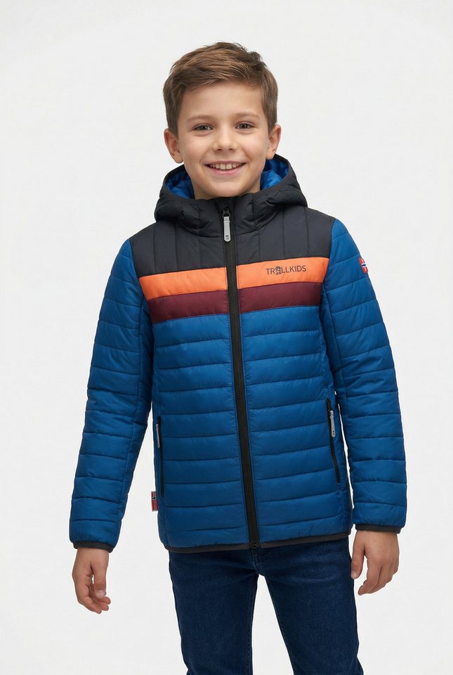 TROLLKIDS Outdoorjacke Kids Eikefjord Jacket atmungsaktiv, wasserabweisend, windabweisend, Langarm, normale Länge Bild 3