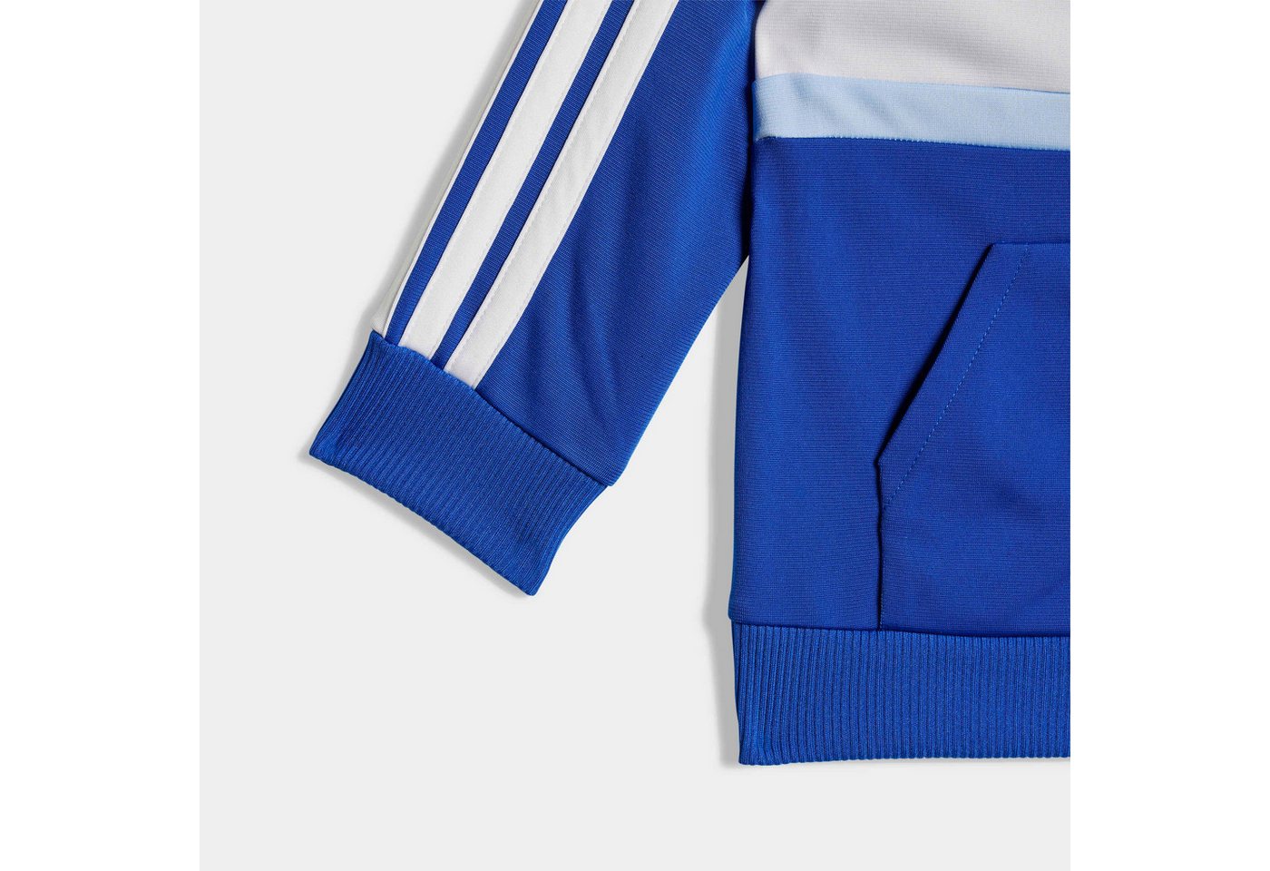 adidas Sportswear Trainingsanzug SEASONAL ESSENTIALS TIBERIO 3-STREIFEN TRICOT KIDS (2-tlg), für Babys, 2-teilig, sportlicher Stil, aus Polyester Bild 3