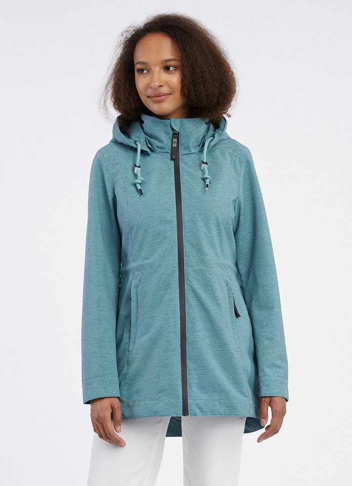 Ragwear Outdoorjacke DAKKOTA A po-bedeckende Länge, mit Reißverschluss, aus Polyester