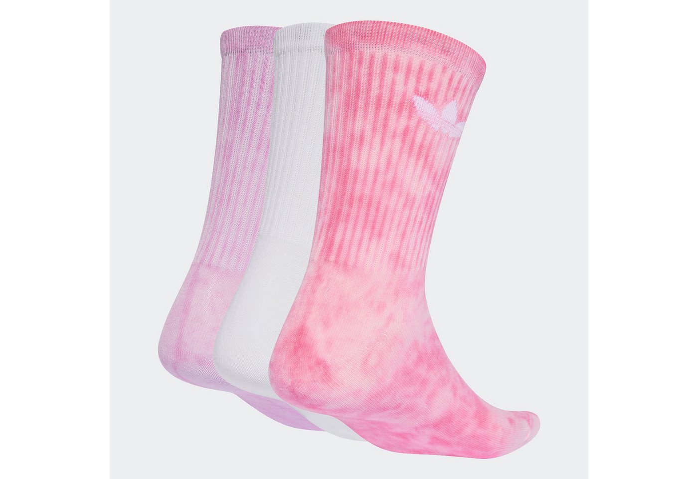 adidas Originals Sportsocken TIE DYE CR S 3P (3-Paar) für sportive Aktivitäten und Laufen, mit Batikfärbetechnik