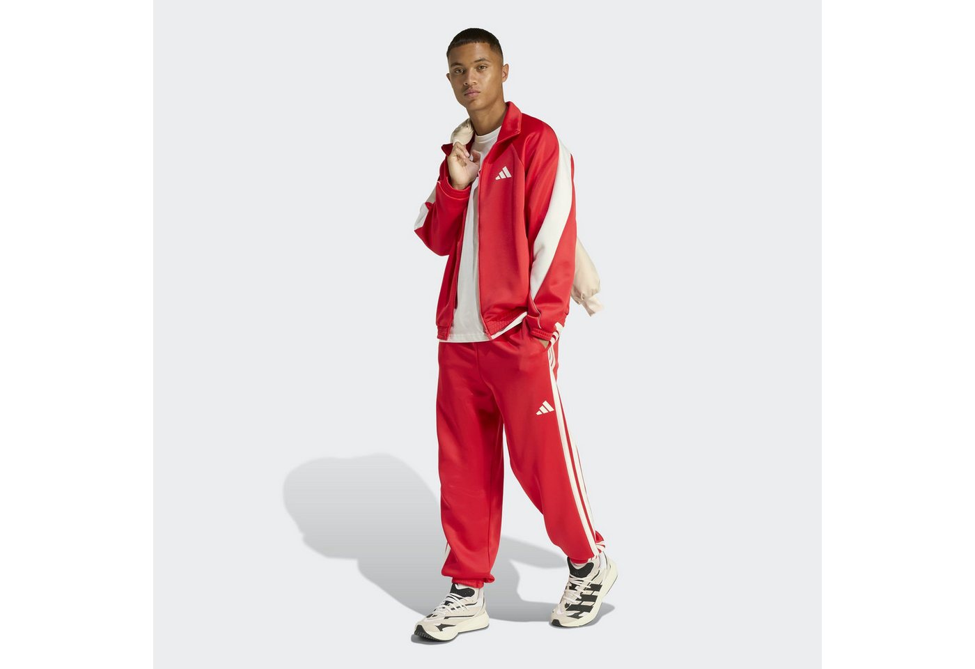adidas Sportswear Trainingsjacke M STADIUM TT aus Polyester und Baumwolle, mit Rollkragen, lockere Passform Bild 4