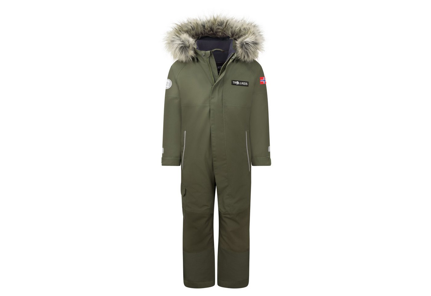TROLLKIDS Schneeoverall KIDS KIRKENES SNOWSUIT mit abnehmbarer und verstellbarer Kapuze, wasserdicht, atmungsaktiv Bild 2
