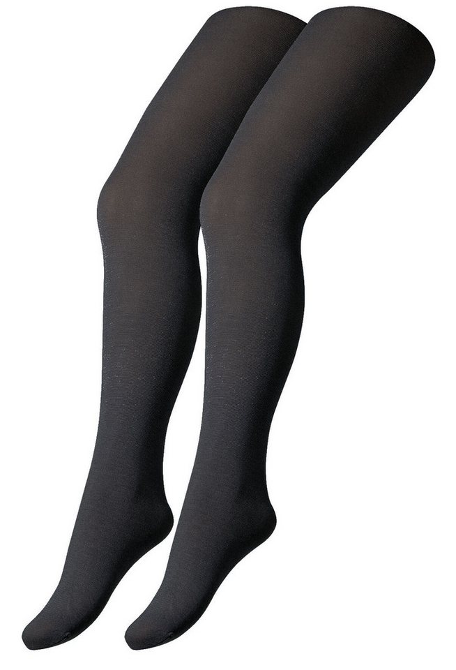 Camano Thermostrumpfhose warm & cozy (2er Pack) mit nahtloser Verarbeitung