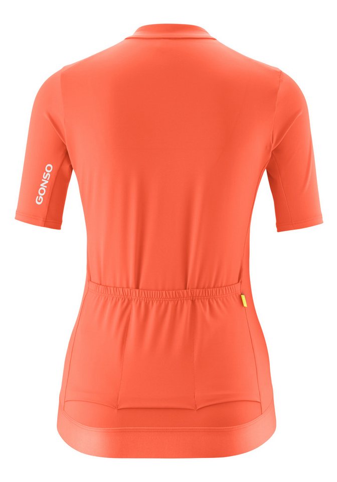 Gonso Radtrikot Road Jersey W Damen Fahrradtrikot kurzarm, Full-Zip Trikot, Rückentasche, Slim Fit Bild 3