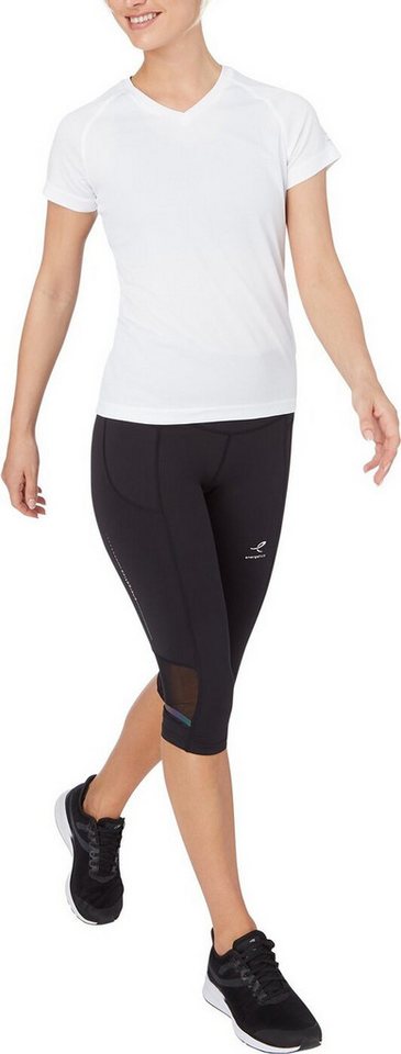 Energetics Trainingsshirt Da.-T-Shirt Natalja SS W mit V-Ausschnitt, Kurzarm-Design, schnell trocknend, atmungsaktiv