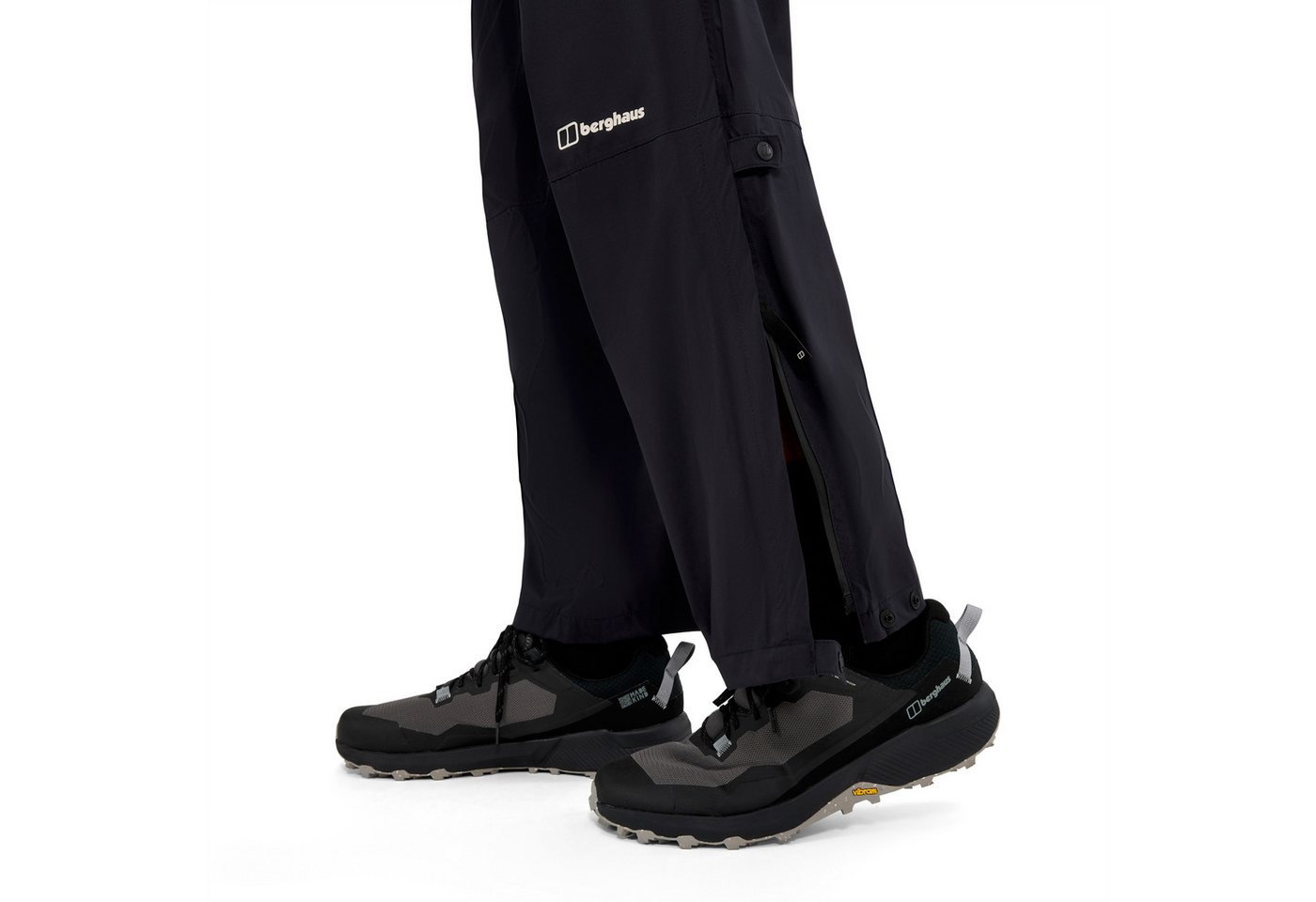Berghaus Regenhose PACSMART 2.5L RAIN-PANT ohne Verschluss, atmungsaktiv, wasserdicht, aus Polyamid