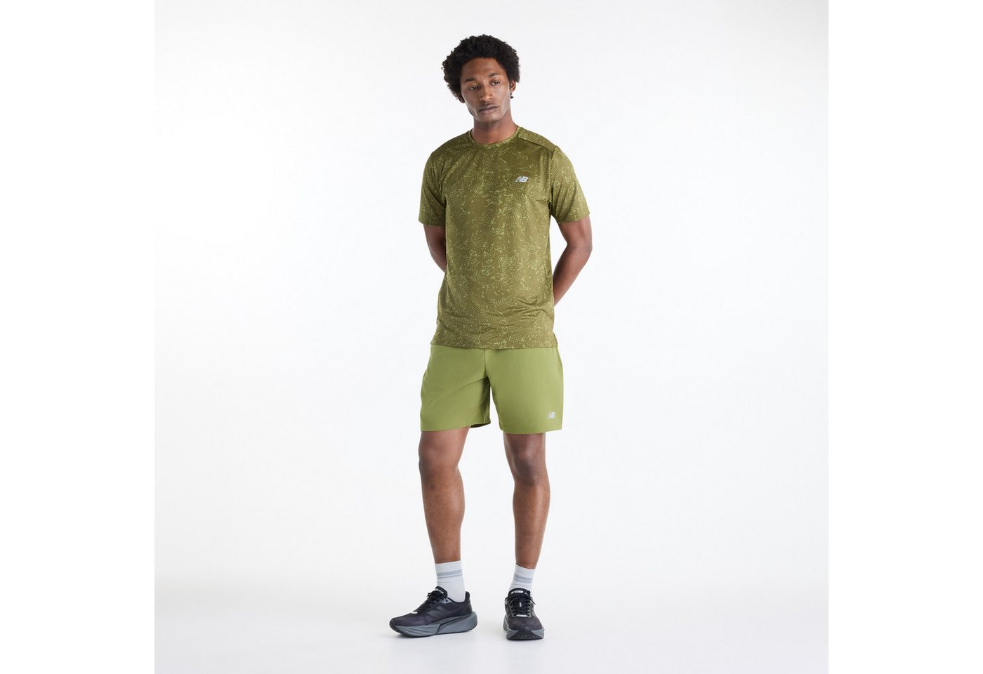 New Balance Laufshirt SPORT ESSENTIAL PRINTED T-SHIRT für Lauftraining und vielseitige Aktivitäten, aus Polyester Bild 4