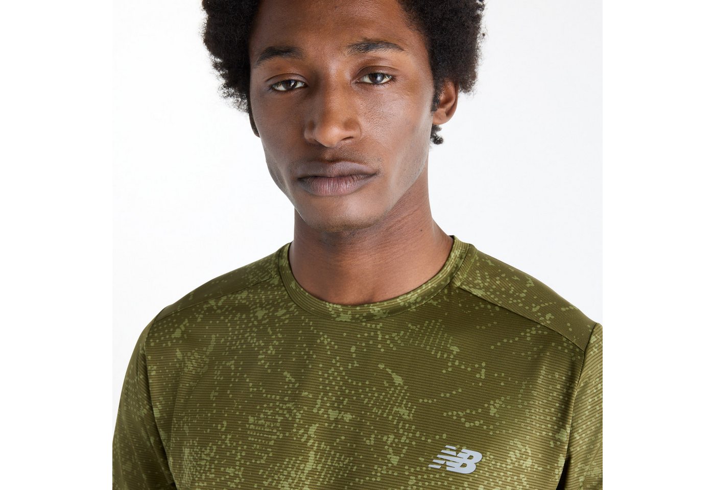New Balance Laufshirt SPORT ESSENTIAL PRINTED T-SHIRT für Lauftraining und vielseitige Aktivitäten, aus Polyester Bild 5