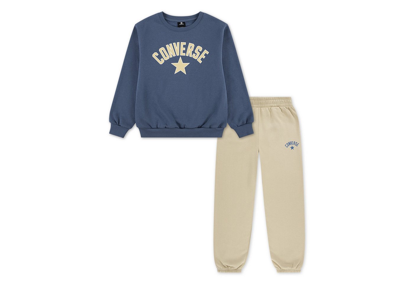 Converse Jogginganzug CNVB HERITAGE EST CNV PO FLEEC (2-tlg), zweiteiliges Set aus Sweatshirt und Jogginghose, ohne Kapuze
