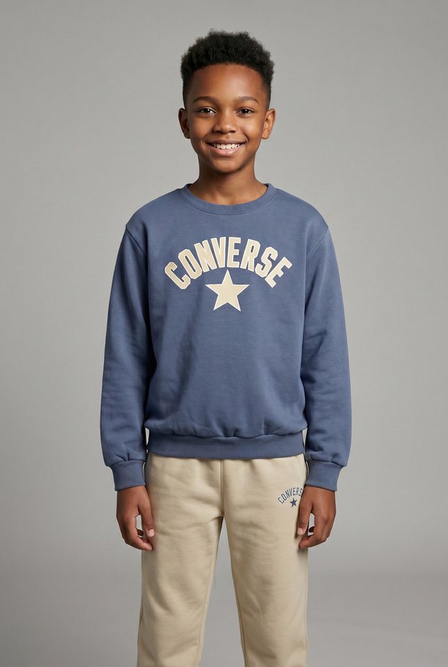 Converse Jogginganzug CNVB HERITAGE EST CNV PO FLEEC (2-tlg), zweiteiliges Set aus Sweatshirt und Jogginghose, ohne Kapuze Bild 2